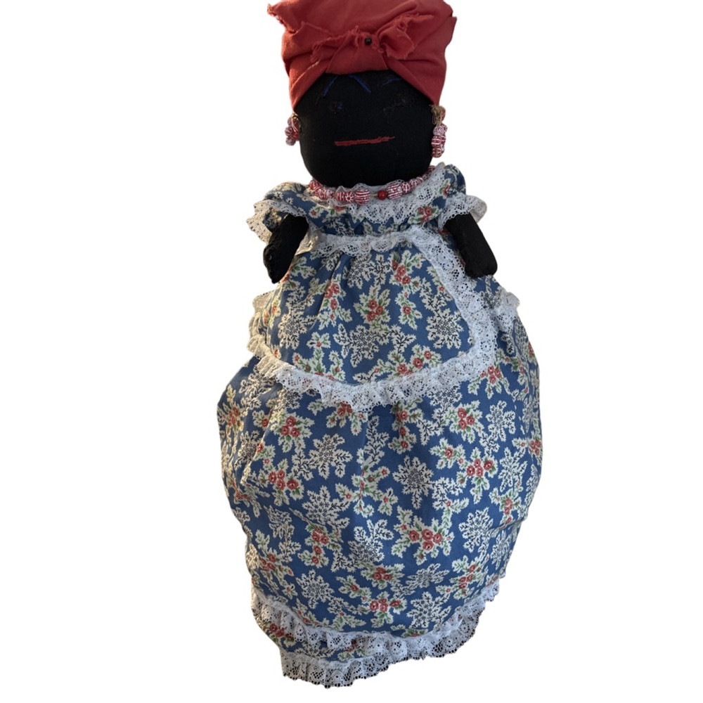 Handmade Toaster Cover One Size Blue Red Floral Fabric